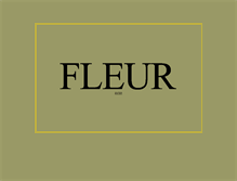 Tablet Screenshot of fleur-newyork.com